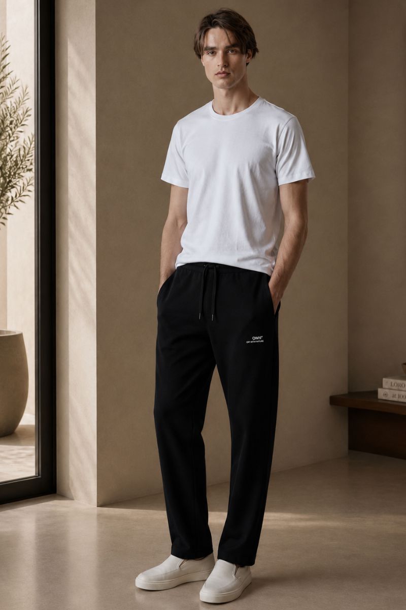 Joggers Dritti Nero