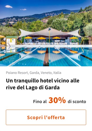 Un tranquillo hotel vicino alle rive del Lago di Garda