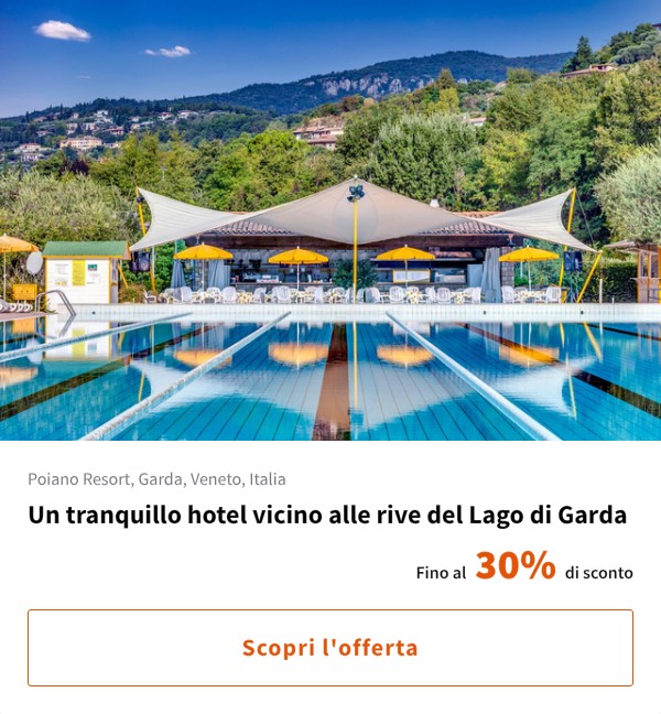 Un tranquillo hotel vicino alle rive del Lago di Garda