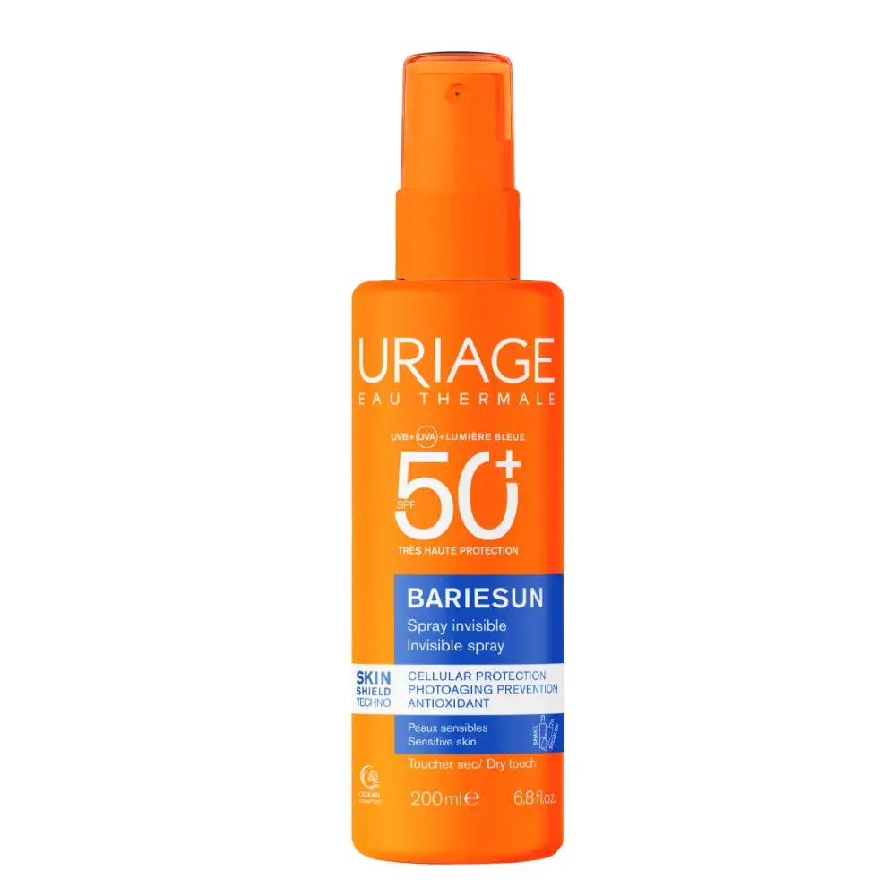 Uriage Bariésun Spray SPF50+ Pelle Sensibile 200 ml Viso e Corpo Bambini e Adulti