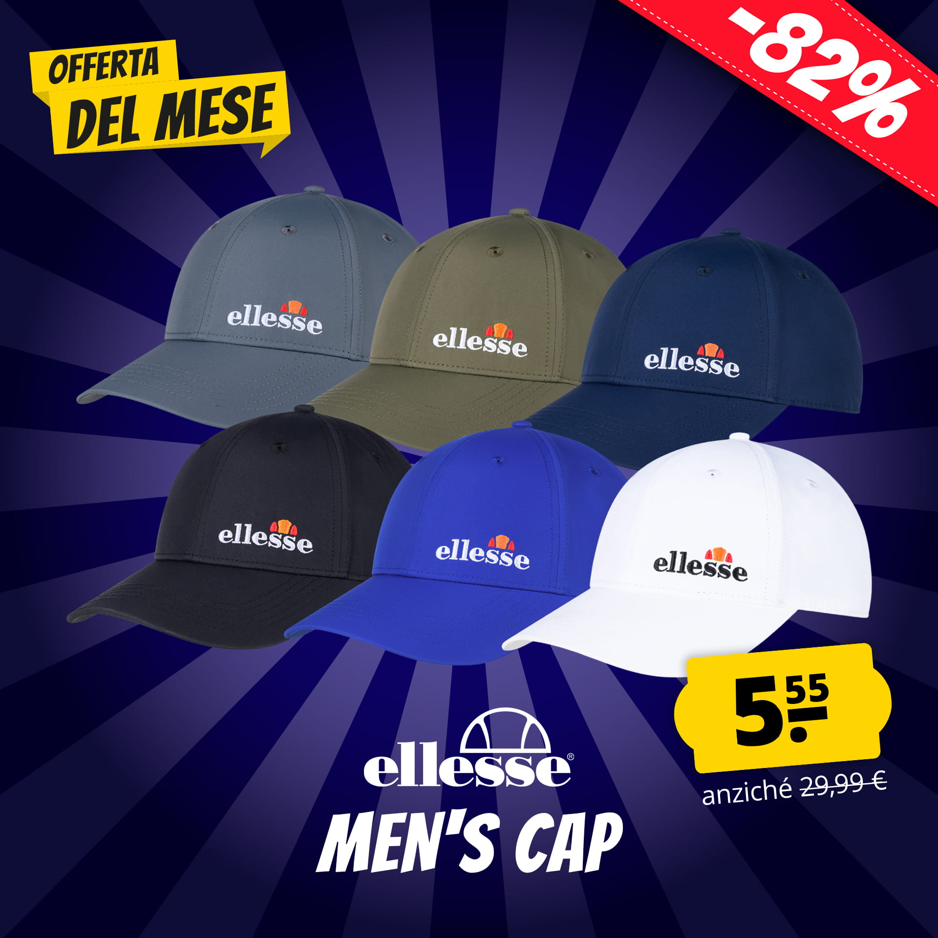 ellesse maller uomo cappellino