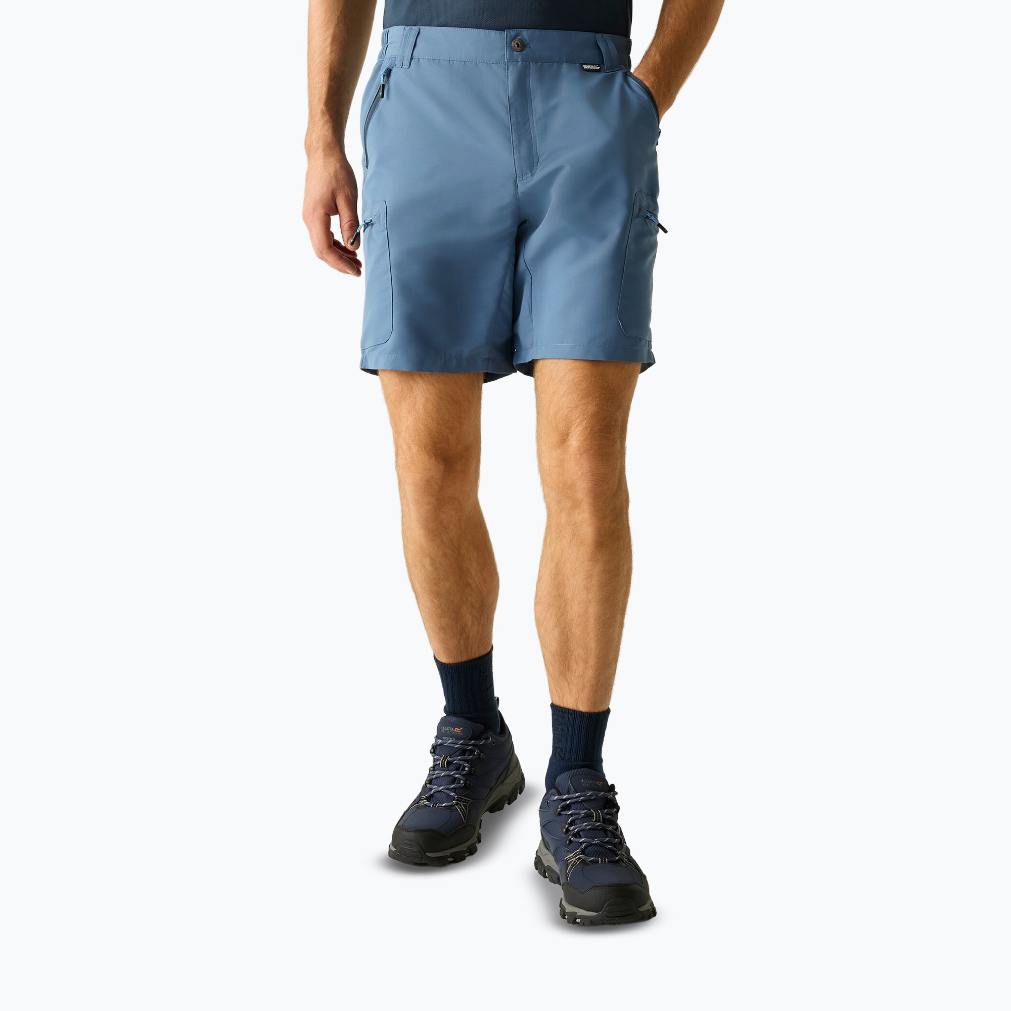 Pantaloncini da trekking da uomo REGATTA Leesville III china blue