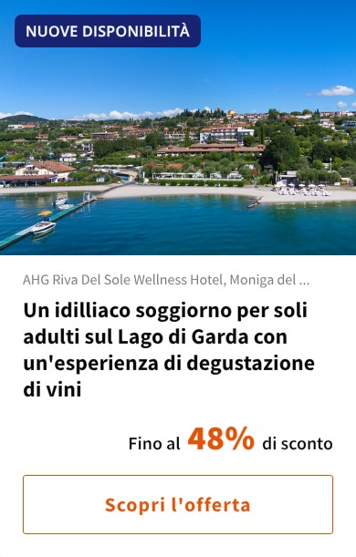 Un idilliaco soggiorno per soli adulti sul Lago di Garda con un'esperienza di degustazione di vini