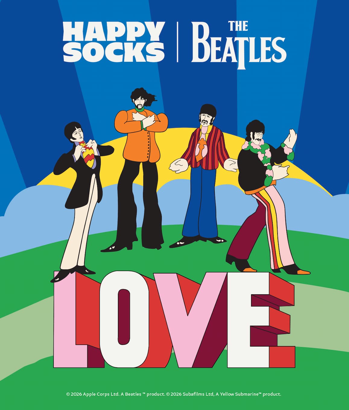 Happy Socks x I Beatles