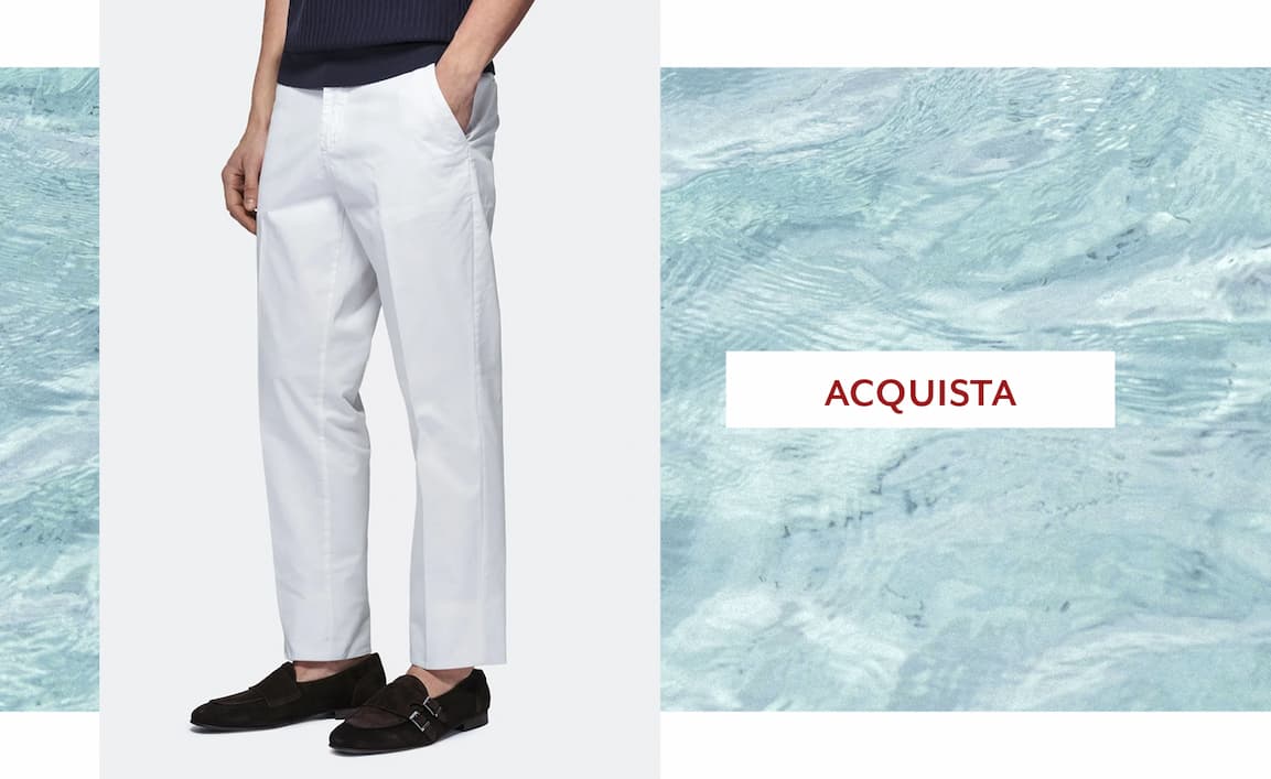Pantalone Chinos in gabardine