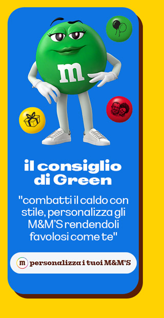 PERSONALIZZA I TUOI M&M'S