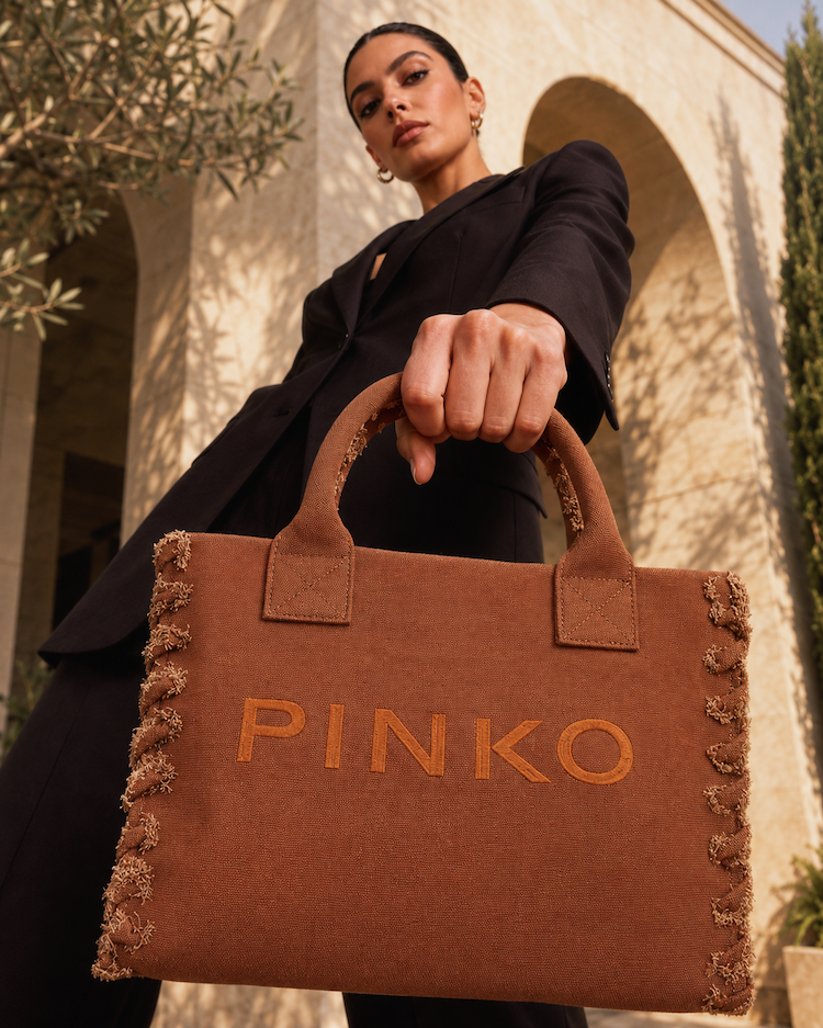 PINKO Shopper Beach biscotto da donna