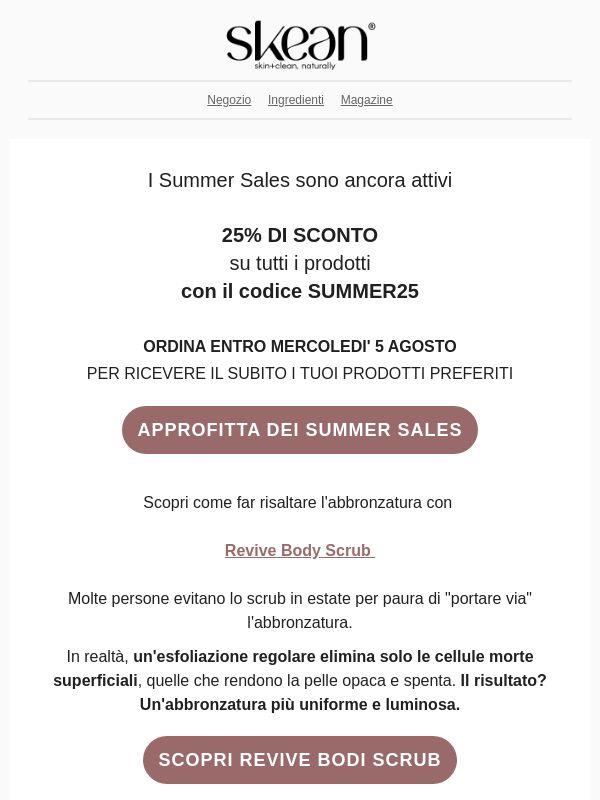 Ultimi giorni di sconti e spedizioni