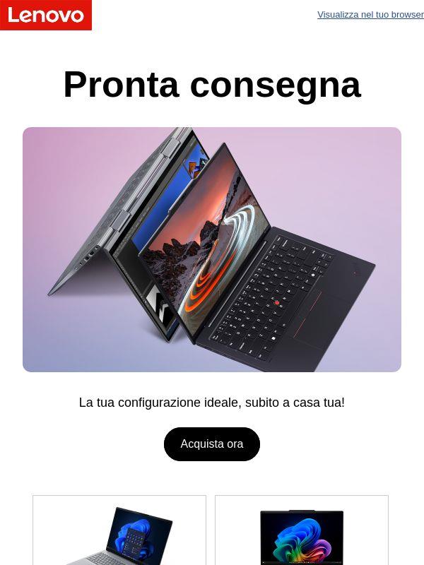 Il tuo nuovo PC, pronto per la spedizione