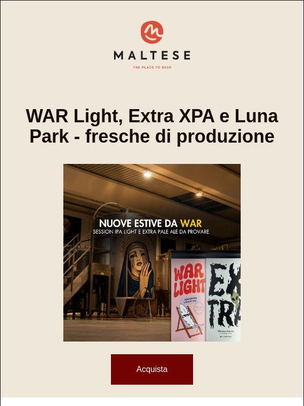 Due novità WAR: leggere, estive, da scoprire 🍺