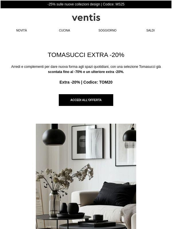 Tomasucci fino al -70% + extra -20%