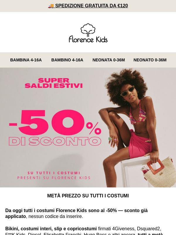 🌊 -50% SU TUTTI I COSTUMI: L'ESTATE NON ASPETTA