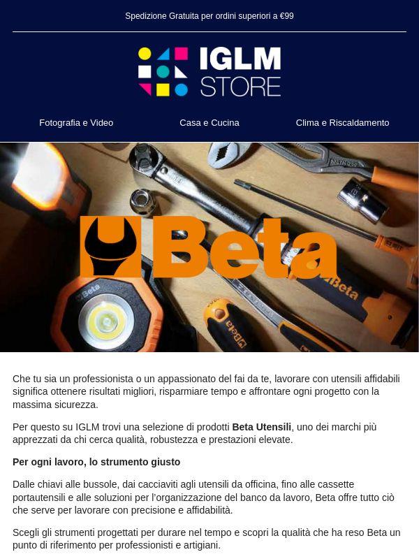 🔧 Beta Utensili: gli strumenti che fanno la differenza
