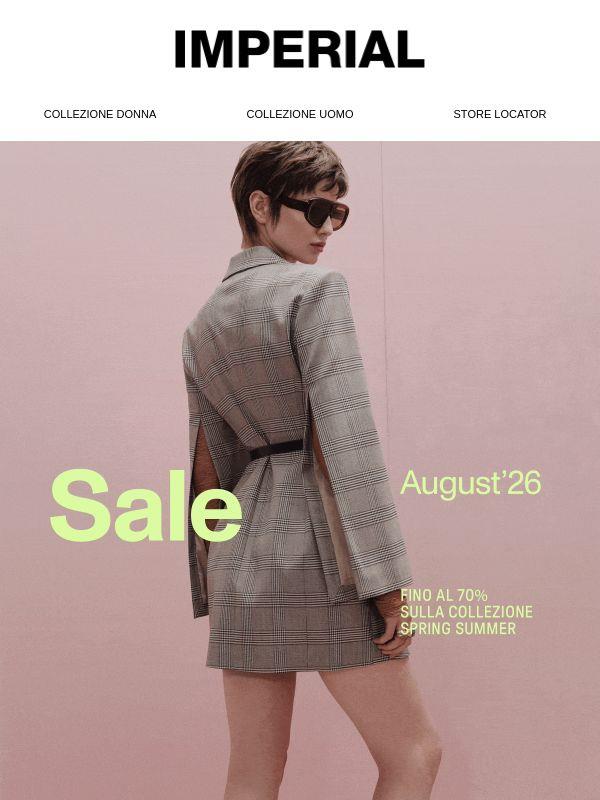 I saldi arrivano fino al 70%