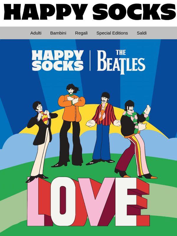 Nuovo drop The Beatles x Happy Socks!