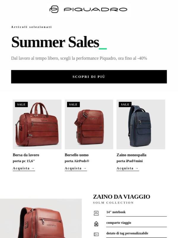 Non perdere i saldi fino al -40%