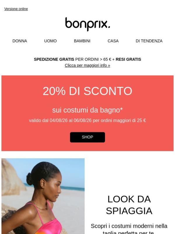 Ultima possibilità: 20% di sconto ⏳