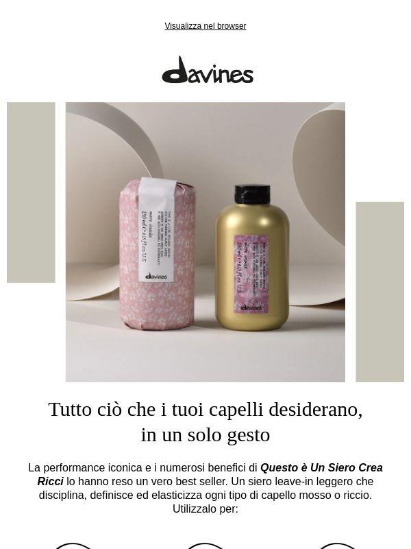 Scopri la magia di Questo è un Siero Crea Ricci 💕