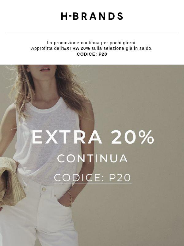Ultimi giorni per il 20% extra! ⏰