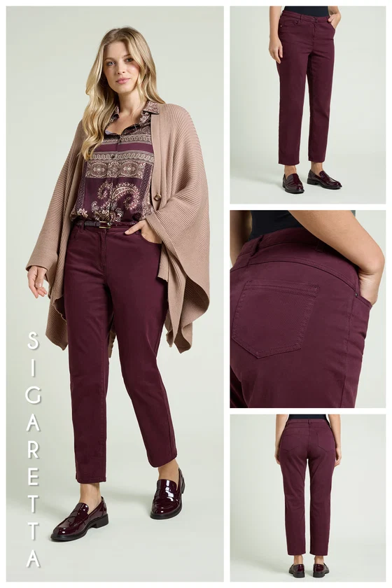 PANTALONI 5 TASCHE SIGARETTA