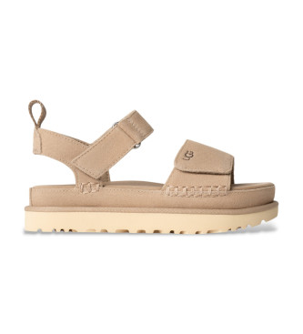 Sandali Goldenstar in pelle beige