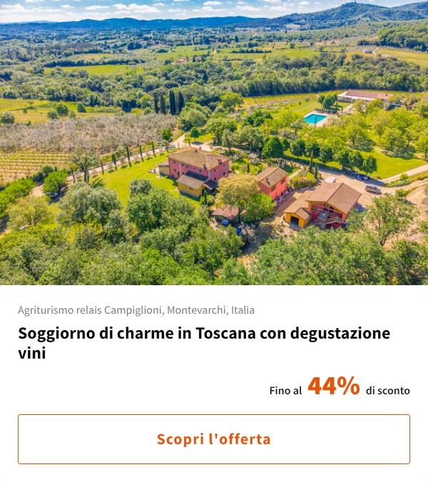 Soggiorno di charme in Toscana con degustazione vini