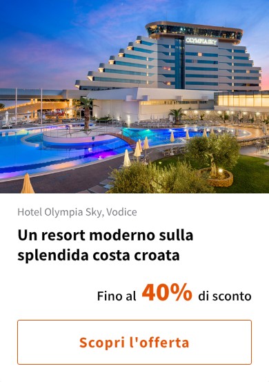 Un resort moderno sulla splendida costa croata