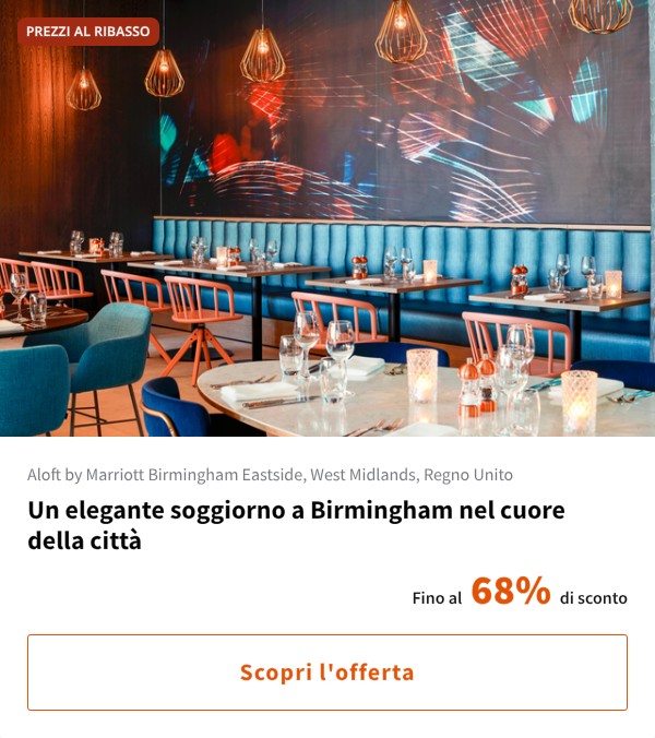 Un elegante soggiorno a Birmingham nel cuore della città