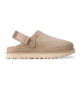 Zoccoli in pelle beige Goldenstar