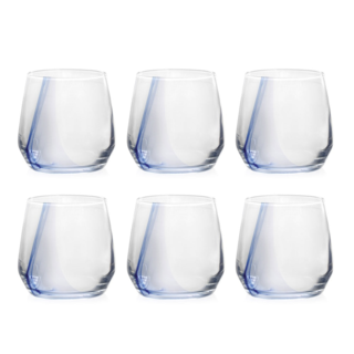 37 cl - Breeze Bicchiere Acqua In Vetro - Set 6 Pz