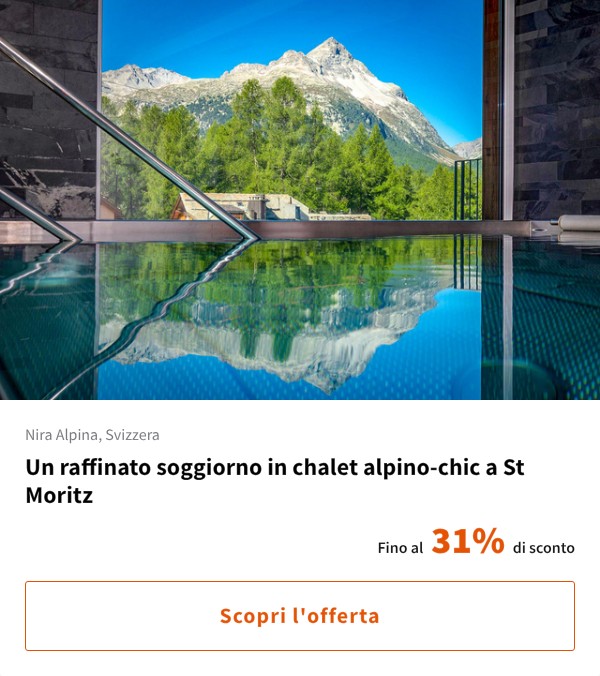 Un raffinato soggiorno in chalet alpino-chic a St Moritz