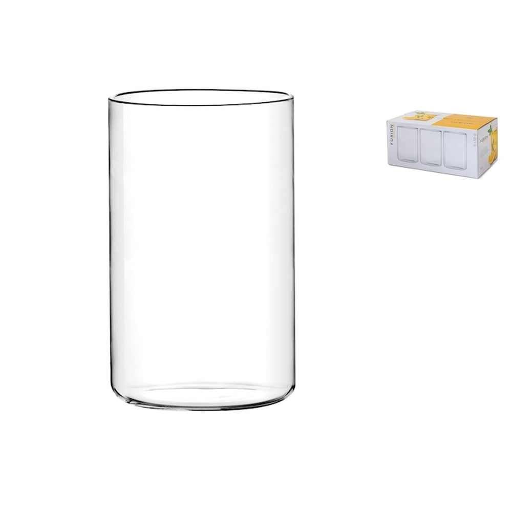 55 cl - Fusion Borosilicate Glass Tumbler - Set 6 Pcs