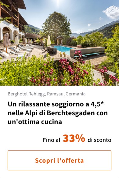 Un rilassante soggiorno a 4,5* nelle Alpi di Berchtesgaden con un'ottima cucina