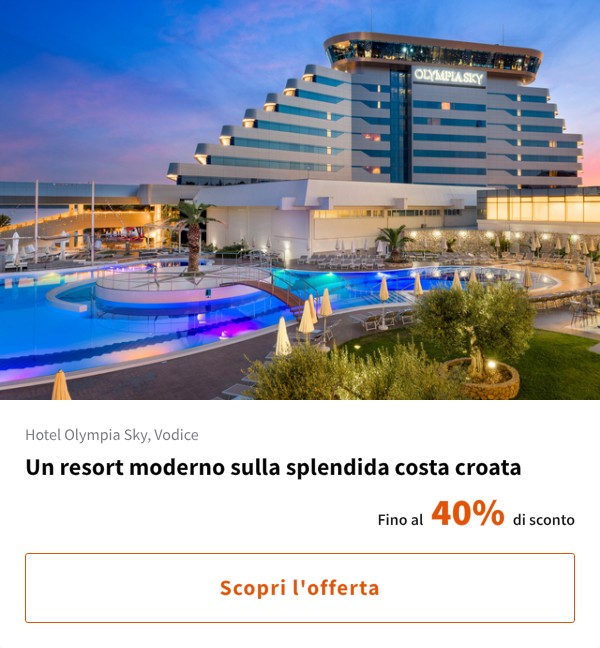 Un resort moderno sulla splendida costa croata