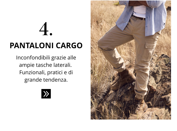 4. Pantaloni Cargo