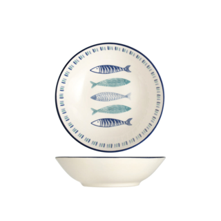 20.5 cm - Sardinas Piatto Fondo In Stoneware - Set 6 Pz