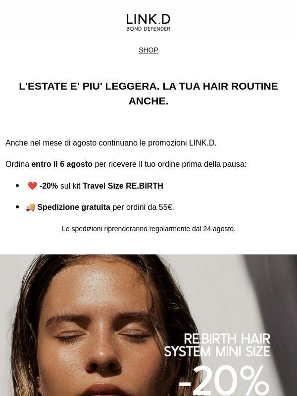 SCONTO RE.BORTH TRAVEL SIZE