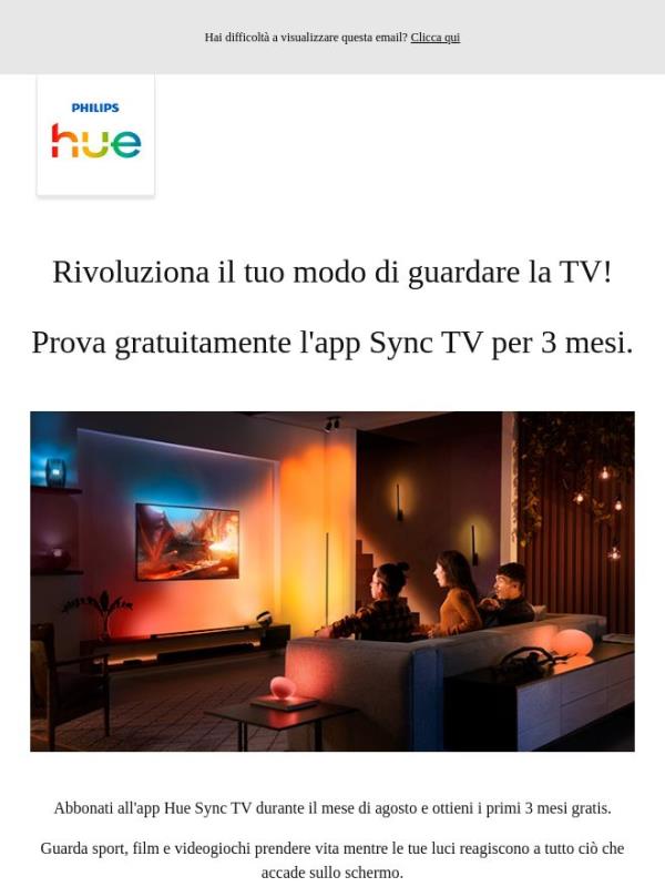 App Sync TV gratuita per 3 mesi