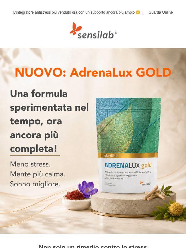 NUOVO - AdrenaLux GOLD ora disponibile in Italia!