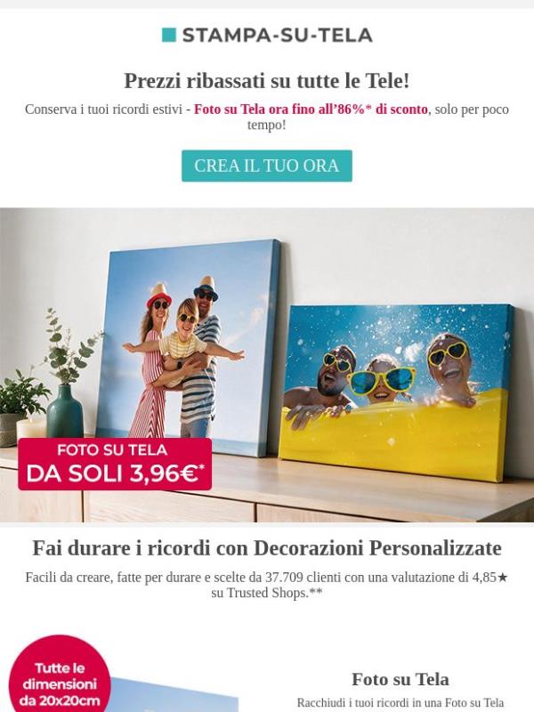 L’offerta è imperdibile: prezzi da 3,96€