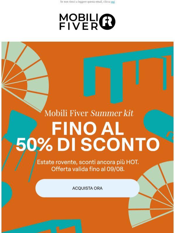 FINO AL 50% DI SCONTO sui tuoi preferiti fino al 09/08