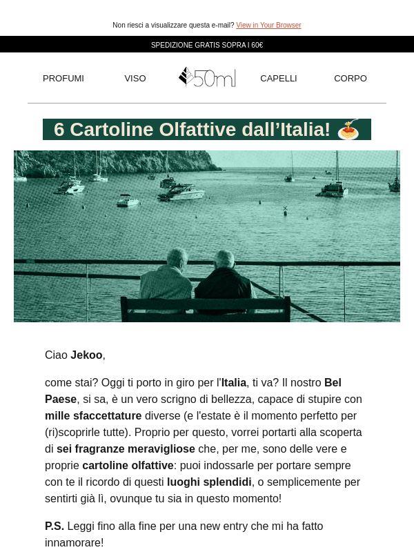 Jekoo, saluti profumati dall'Italia!🍝