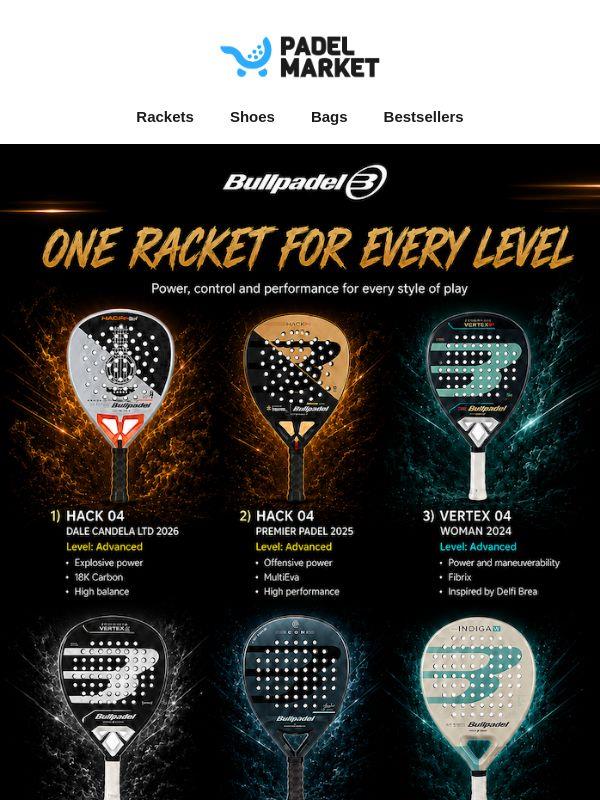 Find your ideal racket at the best price
