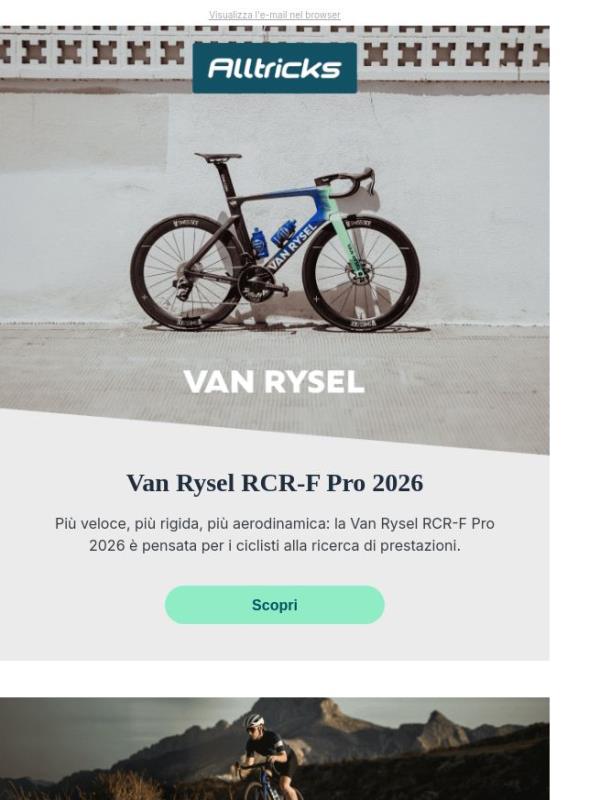 🆕 Van Rysel RCR-F Pro 2026: la velocità cambia dimensione!
