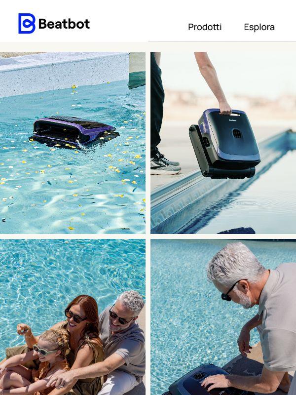 Gran finale d’estate: risparmia fino al 42% sui robot pulitori per piscina Beatbot