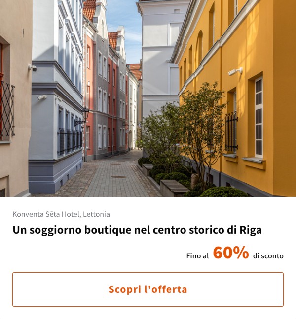 Un soggiorno boutique nel centro storico di Riga