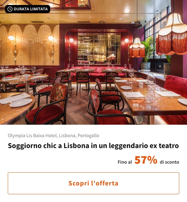 Soggiorno chic a Lisbona in un leggendario ex teatro