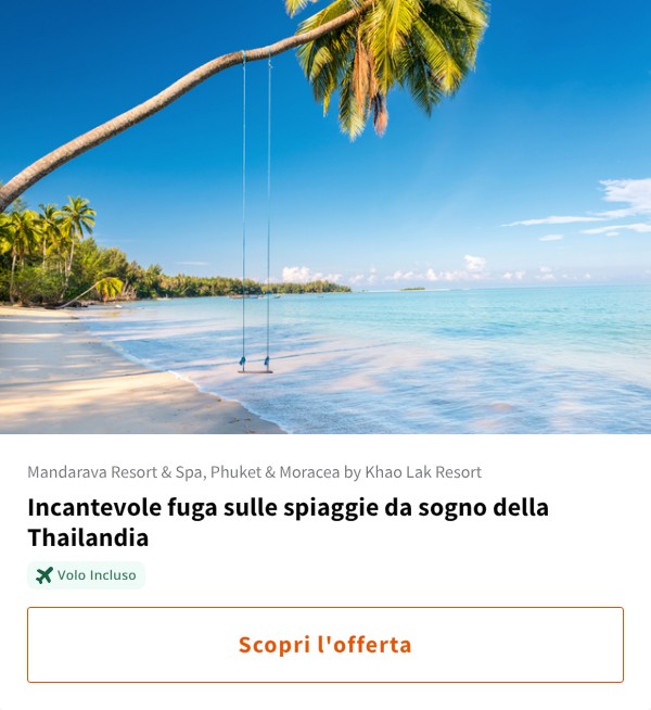 Incantevole fuga sulle spiaggie da sogno della Thailandia