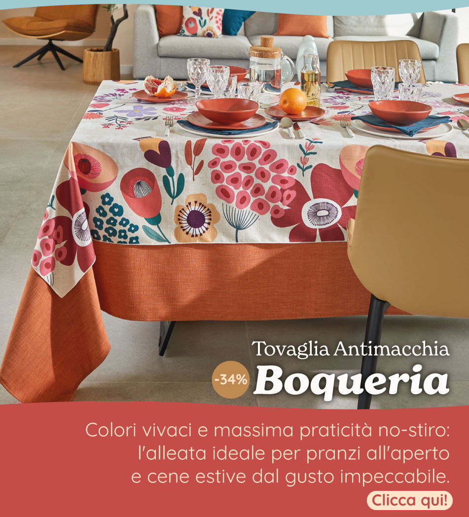 Tovaglia Antimacchia in Fantasia - Boqueria