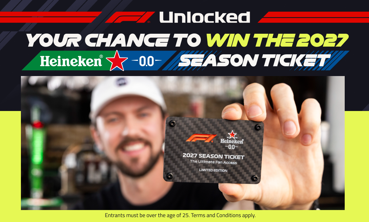 Win the 2027 F1 Season Ticket